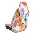 thumbnail image 2 of Wukai Flowers And Birds Watercolor Full Set Car Seat Covers with Soft Padding Universal Auto Front Seats Protector and Cushion Mat, 2 of 5