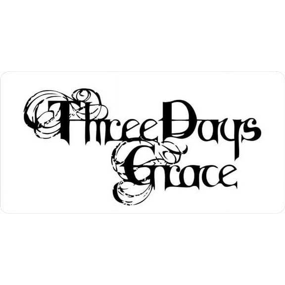 Three Days Grace License Plate