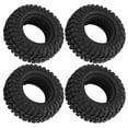 thumbnail image 3 of Pneu en Caoutchouc Souple, Meilleure Adhérence Haute Résistance à l'Usure Pneus Micro Crawler 4 Pcs Durable pour Axial SCX24 pour 1/24 pour Type A, Type B, 3 of 7