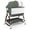 Deep Green 01, variant on 4 in 1 Baby Bassinet Bedside Sleeper W/ Wheels,Mosquito Net,7 Heights Adjustable,Mattress,Storage Basket,Breathable Mesh Crib for Newborn Infant,Black