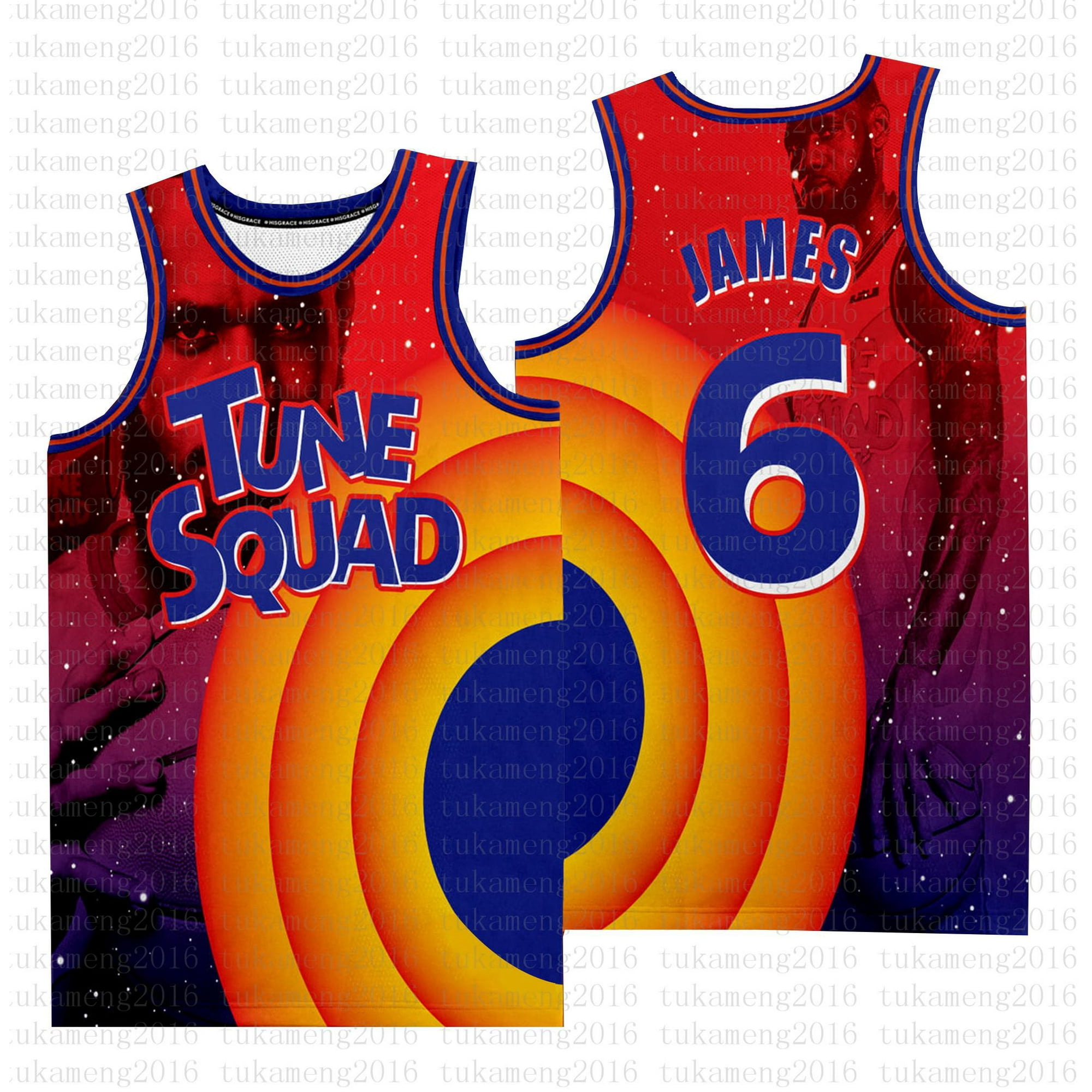 Unlimited Classics LeBron James #23 Space Jam Tune Squad Jersey 2XL