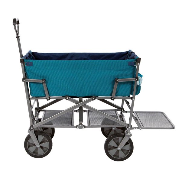 Mac Sports Double Decker Folding Wagon Teal