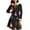 Black-A, variant on Women's Black White Plaid Christmas Coat with Faux Fur Collar, Toggle Button Long Sleeve Hooded Flannel Outerwear - Festive Winter Fashion Jacket Black S