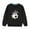 Black, variant on Odeerbi Kids Boys Girls Halloween Ghost Crewneck Sweatshirts Fall Winter Cotton Sweatshirt Kids Kids Cute Solid Color Halloween Print Long Sleeve Sweatshirts Top Kids Clothes Black