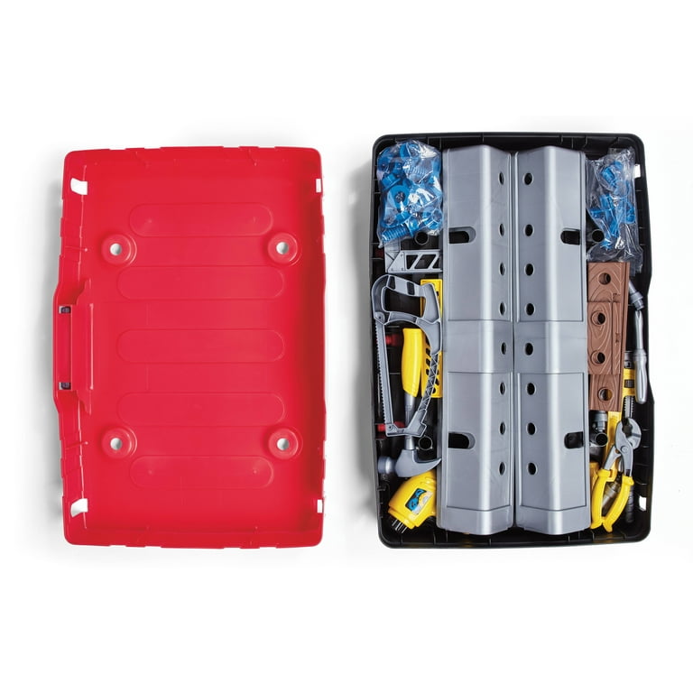 Kidoozie Just Imagine Pack 'N Go Workbench, Over 50 Pieces, Ages 3