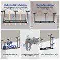 thumbnail image 7 of Danolapsi 4x6 FT Overhead Garage Storage Rack, 22"-40" Height Adjustable Ceiling Storage Rack 330lbs Weight Capacity, Heavy Duty Metal Hanging Storage Shelves for Garage, 7 of 7
