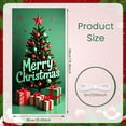 thumbnail image 2 of Christmas Tree Design Christmas Banner Gold Ornaments Merry Christmas Banner Gift Boxes Snowflakes Xmas Banner for Christmas Party Home Decoration Indoor Celebration, 2 of 9