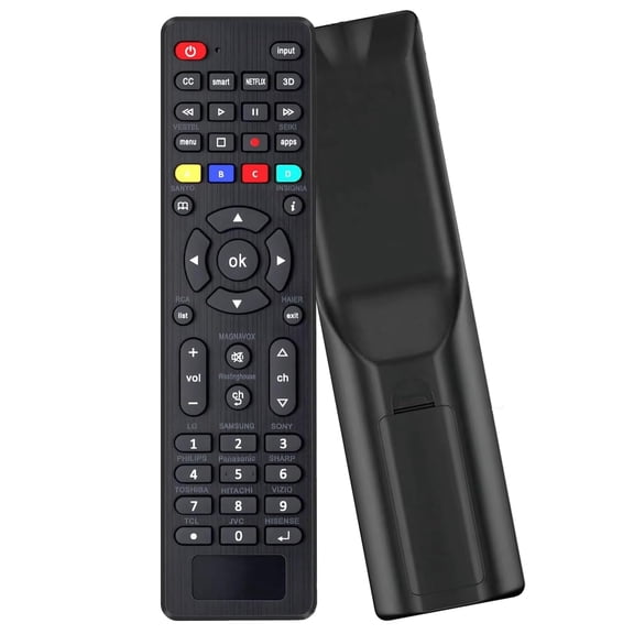 Universal Remote Control for Samsung, LG, Sony, Vizio, Hisense, Insignia, Toshiba, JVC, Philips, Sanyo, Sharp, Panasonic All Series TV (Not fit DVD/Box)