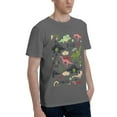 thumbnail image 2 of Bingfone Cute Dinosaurs Men'S Loose Fit Short-Sleeve Pocket T-Shirt, 2 of 7