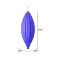 thumbnail image 3 of Vickerman M183266M 8 in. Purple Matte Line Finial Ornament  4 per Bag, 3 of 3