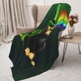 thumbnail image 3 of Sikiie St. Patrick's Day4 Cozy Flannel Fleece Throw Blanket: Lightweight & Thick for All Seasons - Perfect for Women, Men, & Kids"50"x40", 3 of 6