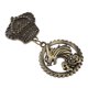 thumbnail image 1 of 2x retro tela insignia broche Pin Cosplay ramillete Salvador Broche unisex, 1 of 8