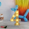 thumbnail image 4 of Tahtuvzn School Home Decor Letters Lights Alphabet Lamp LED Letter Lighting Light Illuminated Night Decoration for Birthday Party Wedding Room, 4 of 5