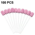 thumbnail image 1 of 100 Pcs Pink Foam Swab Ideal For Oral Hygiene Proceduresa, 1 of 5