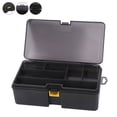 thumbnail image 4 of Waterproof Fishing Tackle Box Double Layer Lures Bait Storage Case Plastic PS, 4 of 10