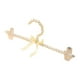 thumbnail image 4 of Perchas elegantes para ropa, vestidos, pantalones, perchas de perlas, perchas para armario, perchas de perlas Percha Clips Beige, 4 of 9