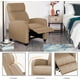 thumbnail image 5 of Sillón De Masaje Reclinable Eléctrico Bluelander, Soporte Lumbar, Ajustable y Acolchonado con Control Remoto, Beige, 5 of 8