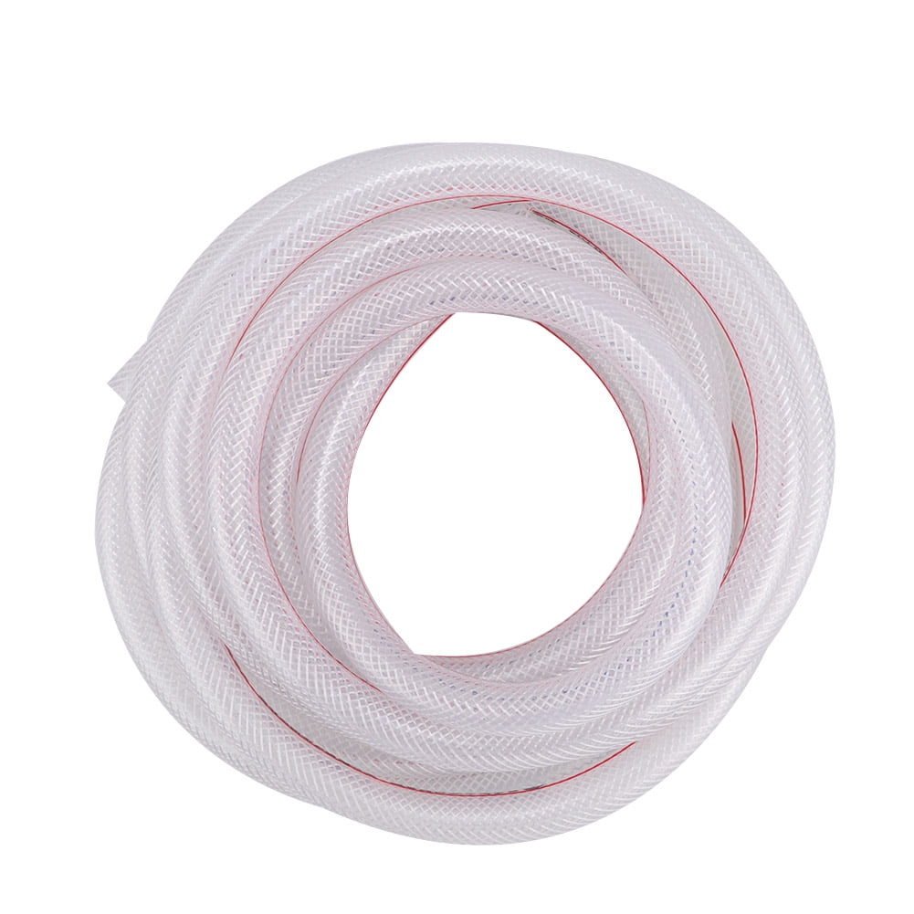 PVC Reinforced Braided Tube Clear Hose Sturdy Use for Garden Irrigation