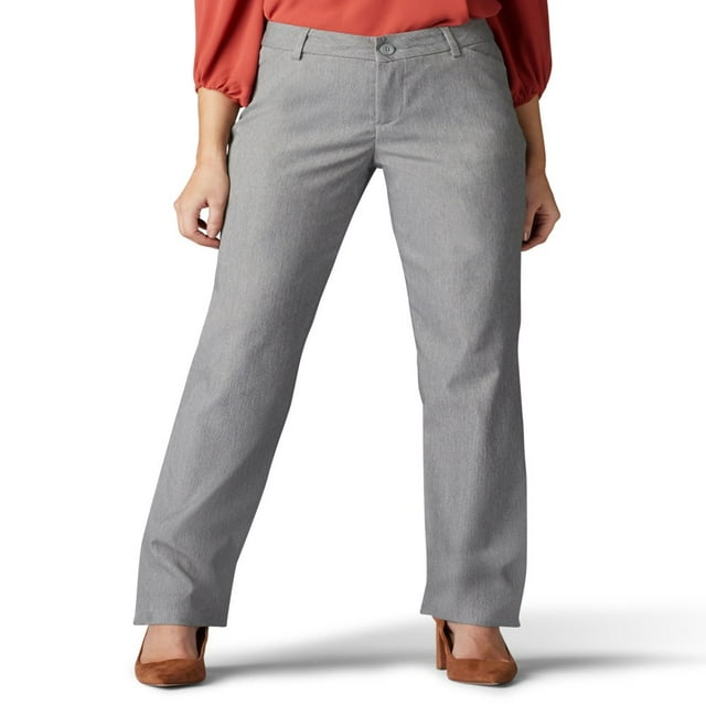 CHOK Women’s Straight Leg Wrinkle Resist Stretch Pant