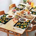 thumbnail image 5 of Farmhouse Vintage Sunflowers Place Mats Washable Placemats for Restaurant Valentines Gift Party Christmas Cute Funny Kitchen Table Mats, 5 of 7