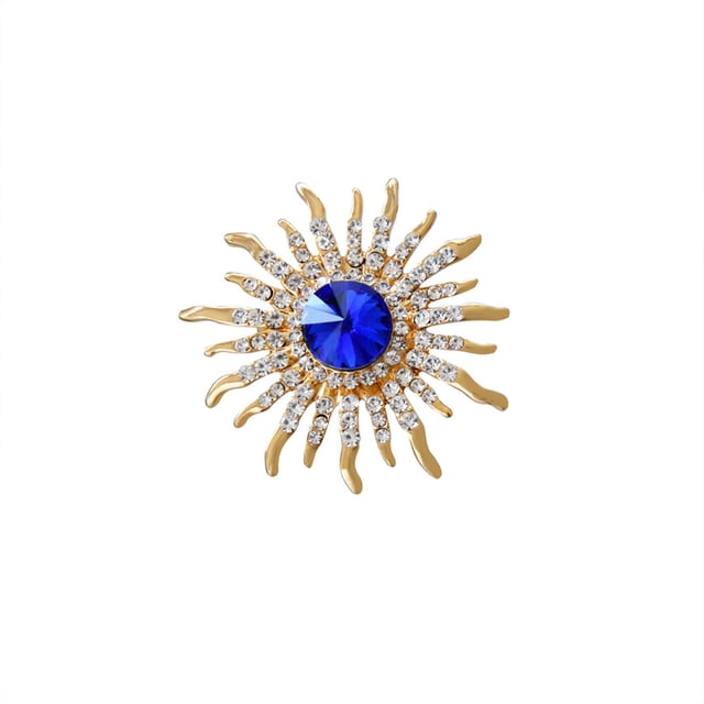 Minnieouse Broches para mujer, alfileres bonitos de girasol a la moda para joyería Vintage para mujer, adornos navideños estéticos con purpurina para Accesorios de disfraces Minnieouse AP004745-00