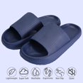 thumbnail image 2 of Cloud Slippers for Women and Men, Pillow House Slippers Shower Shoes Indoor Slides Bathroom Sandals, Ultimate Comfort, Lightweight, Thick Sole, Non-Slip, Easy to Clean, 2 of 6