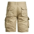 thumbnail image 4 of Coorders George Men’s & Big Men’s Cargo Shorts with Pockets, Mens Shorts Clearance, Khaki, XXL, 4 of 5