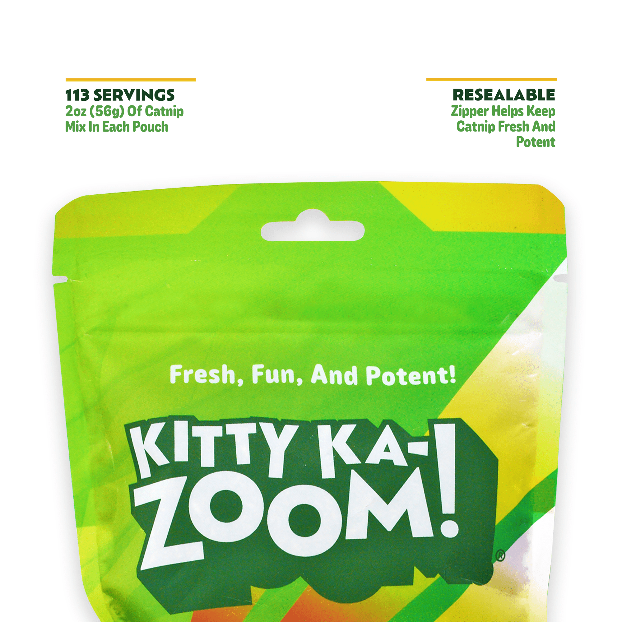 Kitty Ka-Zoom Valerian Root Roar High Potency Hand-Harvested Catnip
