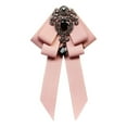 thumbnail image 3 of Bow Tie for Women Ribbon Brooch Gilrls Neck Tie ,Retro Style, Adjustable with Long Ribbon, Formal ,Fashion Necktie Brooch Pin for Wedding Teens Style A, 3 of 8