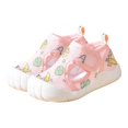 thumbnail image 4 of Gibobby Baby Toddler Water Shoes Boys Girls Sandals Barefoot Kids Breathable Sneakers Shoes for Walking Running(Pink,8), 4 of 6