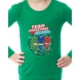 thumbnail image 4 of PJ Masks Toddler Girls' Gekko Catboy Owlette Christmas 2 Piece Long Sleeve Pajama Set, 4 of 5