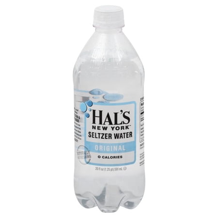 (Price/case)Hal's New York Seltzer - Seltzer Original - Case of 24 - 20 FZ