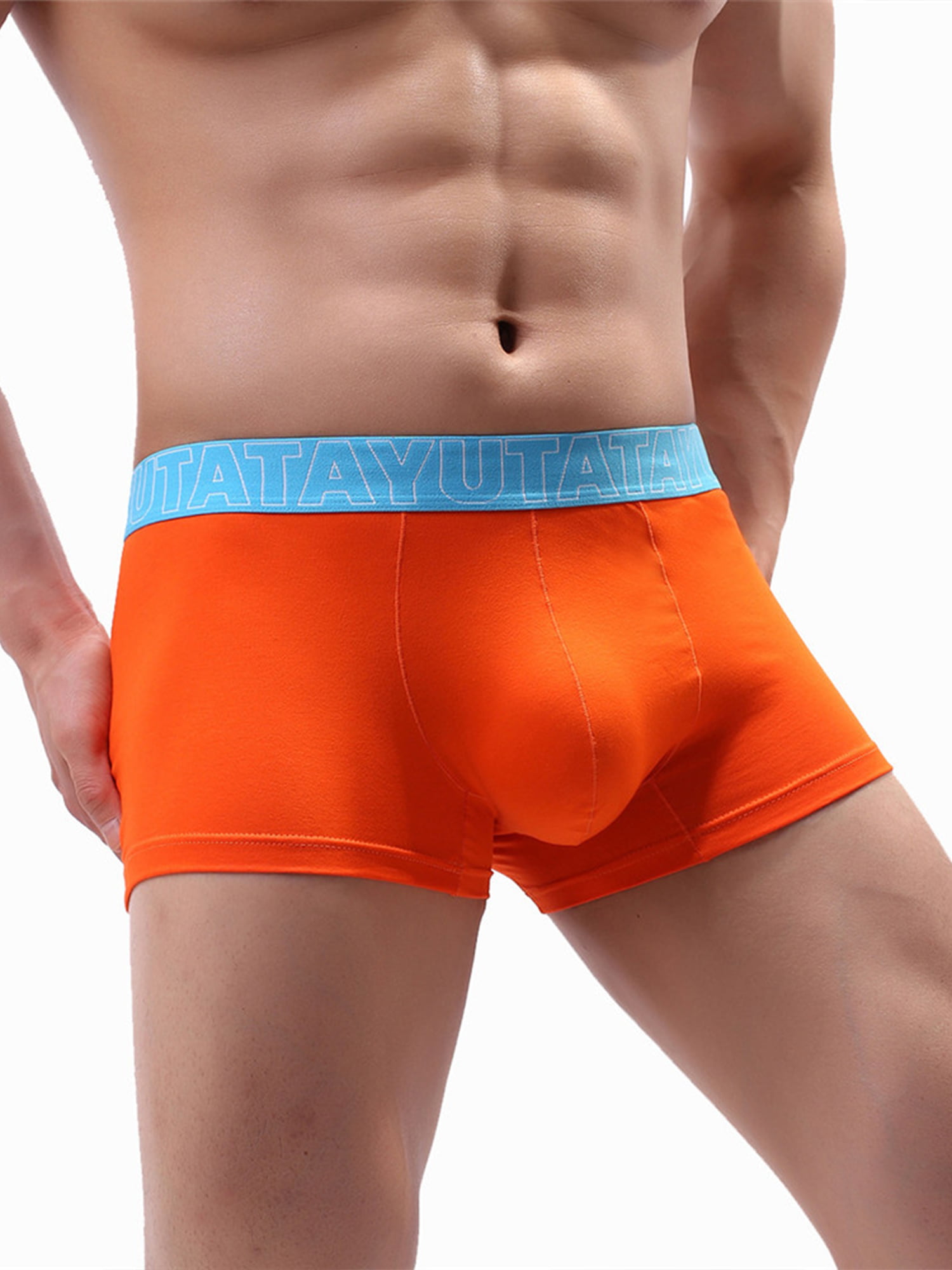 LEERYAAY Cargo&Chinos Men Underwear Pouch Shorts Underpants Breathable Soft Briefs Panties Triple Pant 
