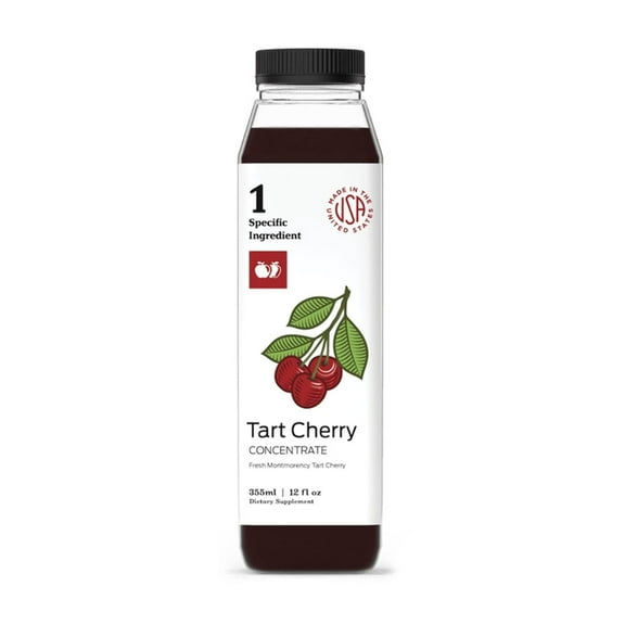 Sweet Montmorency Tart Cherry Juice Concentrate - 12oz Syrup, Extract, & Tart Cherry Juice Supplement for Sleep & Uric Acid