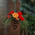 thumbnail image 4 of Christmas Tree Topper Bow with Pine Cones & Cinnamon Sticks, Brown Plastic Decorative Arrangement for Festive Holiday Decor, Easy Setup for Mantel, Table Centerpiece or Gift Wrapping Accent, 4 of 6