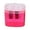 Red, variant on Handheld Pencil Sharpener Plastic Lid Pencil Sharpener Compact Pencil for Students Vibrant Backpack Sharpener
