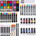 thumbnail image 2 of Luxury  Wooden Art Set with 2 Drawing Pads and Deluxe Gift Box Packaging, Professional Drawing & Painting Kit with 2 Drawing Pads, Acrylic Paints, Colored Pencils, 2 of 6