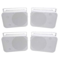(4) Rockville HP65S-8 6.5" Outdoor/Indoor Home Theater Speakers Swivel Brackets