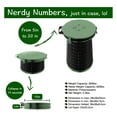thumbnail image 5 of Extra Large Plus Size Big and Tall Portable Toilet, Ideal as Travel Potty for Car, Trucker or Boat or Porta Potty for Adults, Camp Toilet. Poo Gel and Bags Included. Army Green, 5 of 5