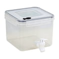thumbnail image 2 of Plastic Beverage Dispenser with Faucet, Large Capacity 4.2L Drink Container with Lid and Filter, Multicolor, 18 x 18 x 18 cm, 1 pc, 2 of 6