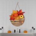 thumbnail image 4 of Door Hanging Decoration Door Decoration  Bow Maple Leaf Pumpkin Wall Hanging – Hand Crafted Festive Ornament For Creative Scene Setting And Door Sign A One Size, 4 of 8