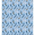 thumbnail image 3 of Ambesonne Modern Duvet Cover Set, Romantic Leaves Ethnic, Twin, Pale Blue White Amber, 3 of 3