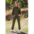 thumbnail image 2 of Conjunto Deportivo para Mujer PRETTYGARDEN Manga Larga Verde Militar Talla M, 2 of 8