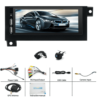 Guwzn Car Stereo Radio for Chrysler Town & Country 1995-2000 6.8" Touchscreen 2 32G Vehicle GPS Navigation Wireless CarPlay Android Auto