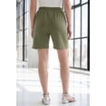 thumbnail image 2 of Roaman's Women's Plus Size Petite Plus Size Soft Knit Pull-On Short, 2 of 6