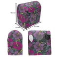 thumbnail image 5 of Floral Lounger Chair Bag, Continuous Colorful Exotic Summer Aloha Flower Petals Retro Blossoming Pattern, High Capacity Storage with Handle Container, Lounger Size, Grey Multicolor, by Ambesonne, 5 of 5