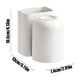 thumbnail image 3 of Portacepillos de dientes sin taladro con vaso | Organizador de baño adhesivo de pared | Estante para cepillos de dientes y pasta de dientes con 4 ranuras | Incluye vaso para enjuague bucal de 300 ml, 3 of 6