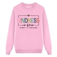 thumbnail image 3 of Tisuna Kids Girls Long Sleeve Sweatshirts Soft Crewneck Letter Print Tops Toddler Daily Wear Fall Outfits Size 4-5 Years Pink, 3 of 5