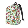 thumbnail image 1 of Disketp Paisley Mochila de Lona Estampada, Mochila Escolar de Viaje Ligera para Estudiantes y Portátil-Small, 1 of 5