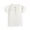 White, variant on LIJCC Boys Short Sleeve Shirt with 3 Button, Henley Shirt for Boys & Girls Without Collar , Polo Shirt Without Collar(Grey,12-18 Months)